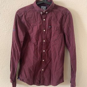 Men’s Superdry Oxford button down shirt (small)